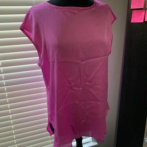 Silk pink blouse